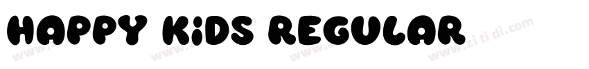Happy Kids Regular字体转换